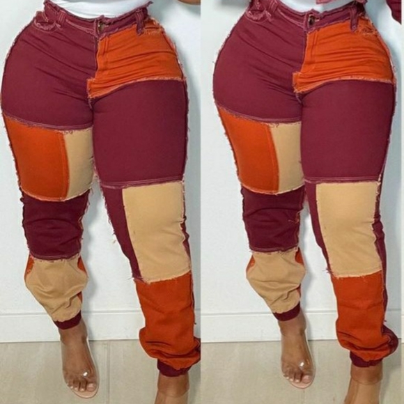 2 piece color block set - Picture 1 of 2